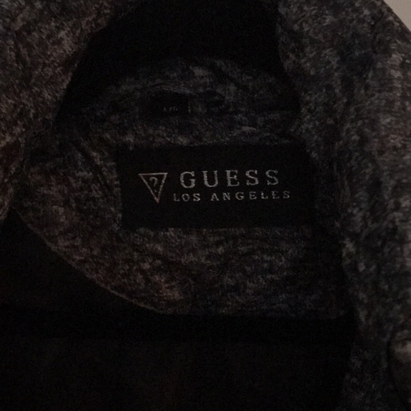 Guess Multi pockets zip and snap jacket w/ fur hood - Picture 2 of 8